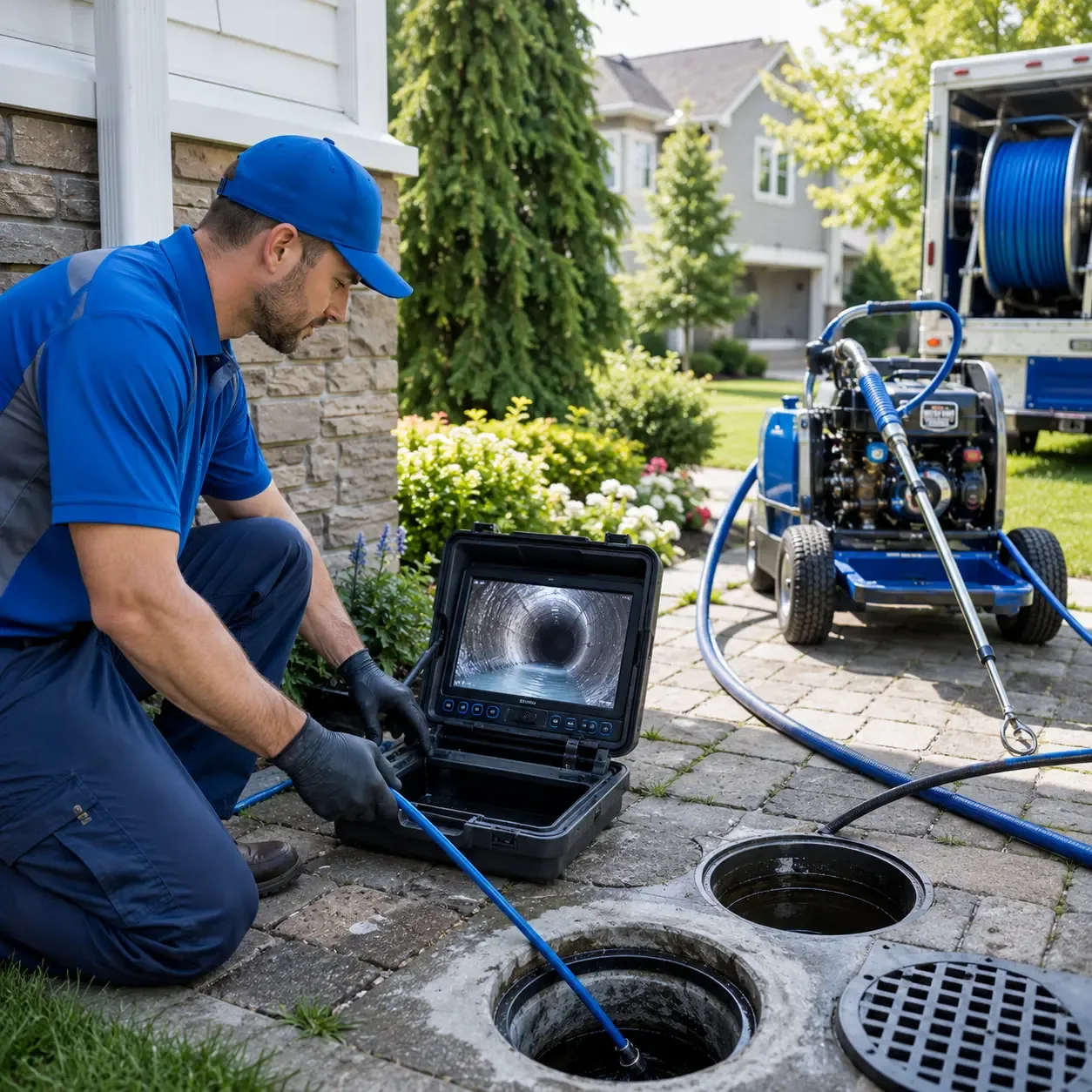 Outdoor drain cleaning professionals serving Hinckley, ME